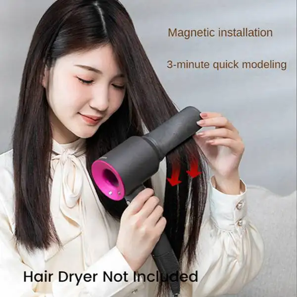 Hair Dryer Straight Nozzle For Dyson Airwrap HD Straight Plate Clamp Negative Ion Straightening Molding Hair Styler Tool