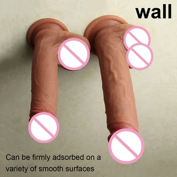 S/M/L Super Realistic Big Dildo Flexible Penis Dick with Suction Cup Adult Products Female Masturbation Sex Toys for Women 4