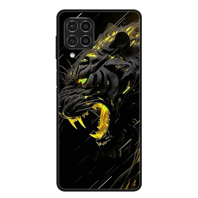 Black Shockproof Case Cover for Samsung Galaxy - Durable Protective Back Shell