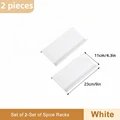 2 pieces white rack