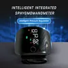 LED Rechargeable Wrist Blood Pressure Monitor English / Russian / Portuguese / Spanish Voice Broadcast Tonometer BP Monitor 6