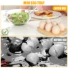 6/24 Holes Wooden Egg Tray Household Egg Storage Holder Kitchen Refrigerator Cooking Organizer Space Saving for Tabletop Display 4