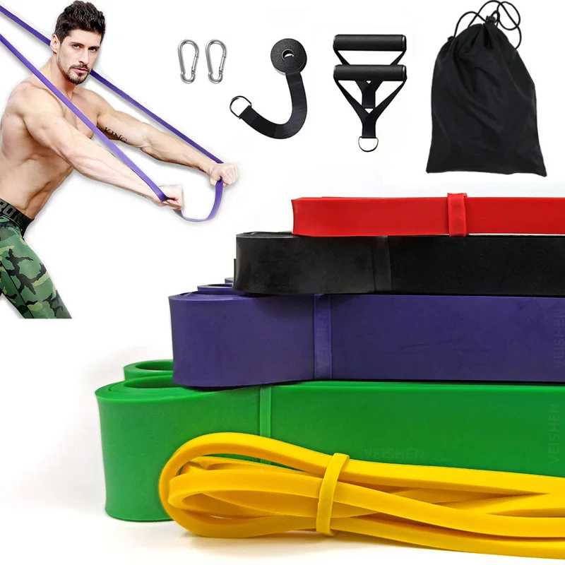 

Pull Up Resistance Bands Set Assistance Band Gym Fitness Exercise Rubber Elastic Assist Muscle Stretch Expander Strength Workout