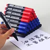 3/10Pcs Oil-based Marker Pens Black Line Marking Pens Waterproof and Non Fading Express Delivery Large Headed Pens Non Erasable 4
