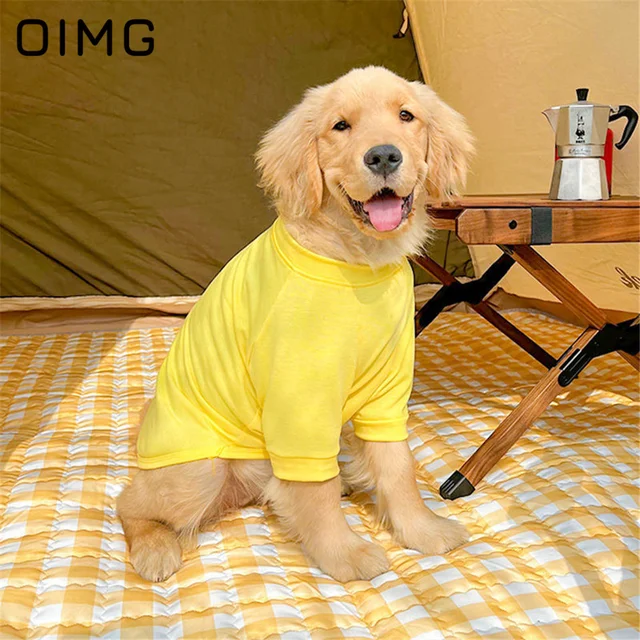 Large Dog Clothing Summer Big Dog Shirt Border Collie Clothes