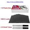 1000Pcs/box 0.9mm 2B Mechanical Pencil Refill Mechanical Pencil Leads 2B Pencil Automatic Pencil Core Refill School Black 4