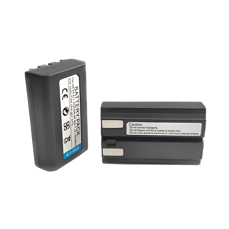 Nikon P1000 DSTE 2-pacco Ricambio Batteria + DC09E Caricabatteria Per Nikon EN-EL1 Cooipix 4300 4500 4800 5400 5700 775 8700 880 885 995 E880 Como Konica Minolta NP-800 Batteria 7.4V Per Fotocamera Digitale