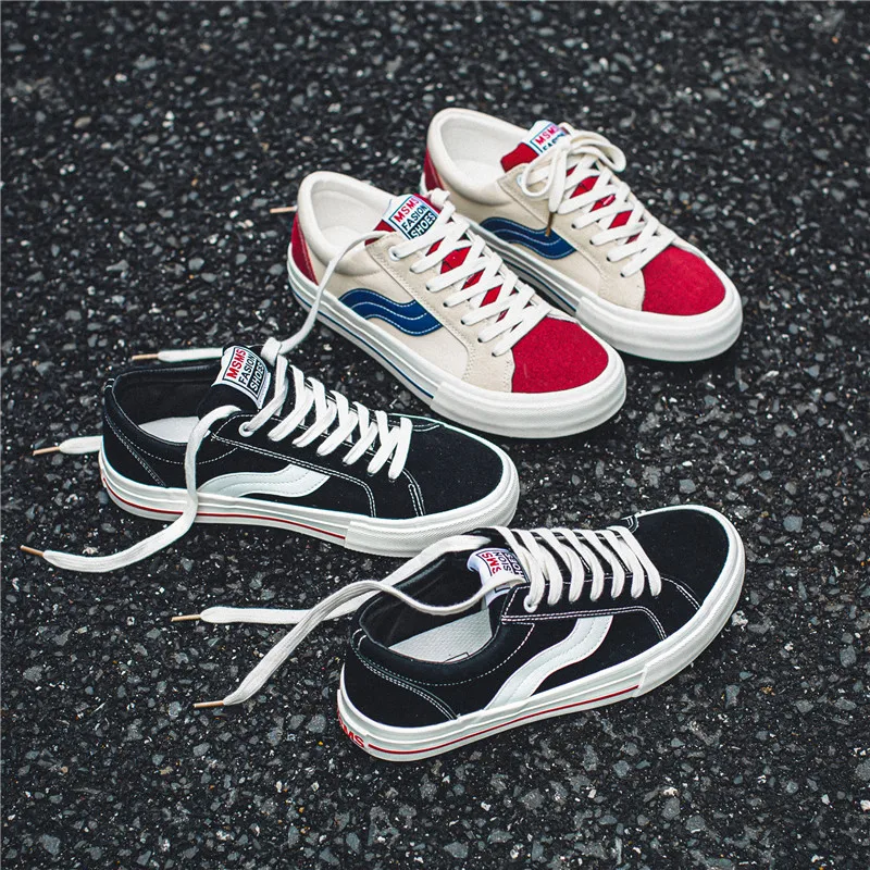 Fashion Men Sneakers Low Top Lace-up Outdoor Men Casual Shoes Flats Breathable Comfortable Canvas Shoes Male Zapatos Hombr 3