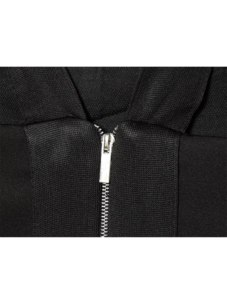 Summer Women Fashion Short Dress Sexy Slim Back Zip Sleeveless Backless Sling V-Neck Mini Dress Chic Ladies Party Outfit