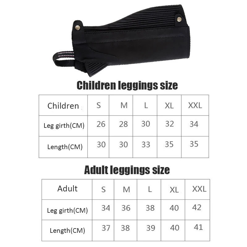 Faux Leather Riding Gaiters 5