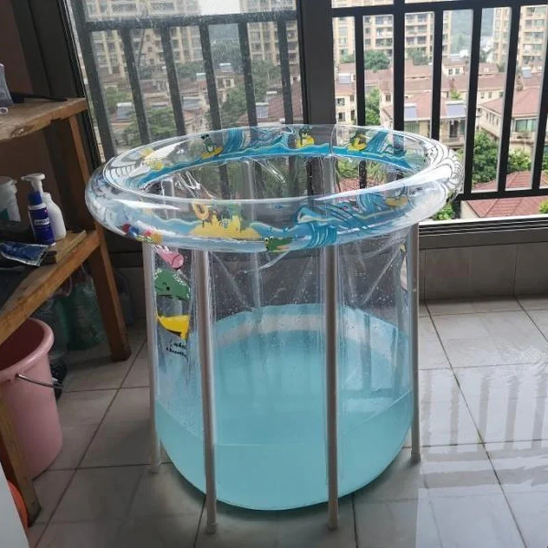 Inflatable Pools Swimming Baby Newborn Inflatable Swimming Pool Bracket Pool Home Baby Toddler Bath