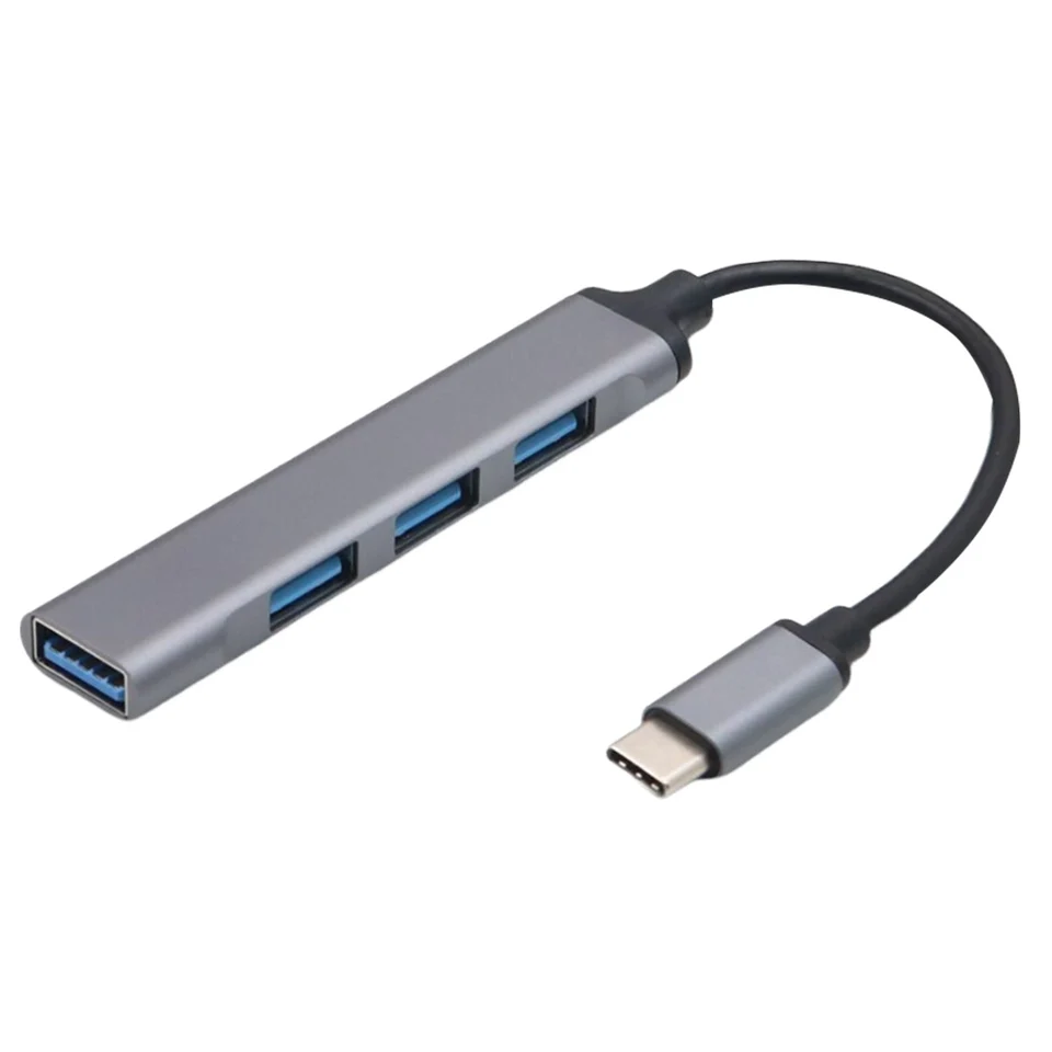 4 Port USB 3.0 Hub Adapter High Speed Expander