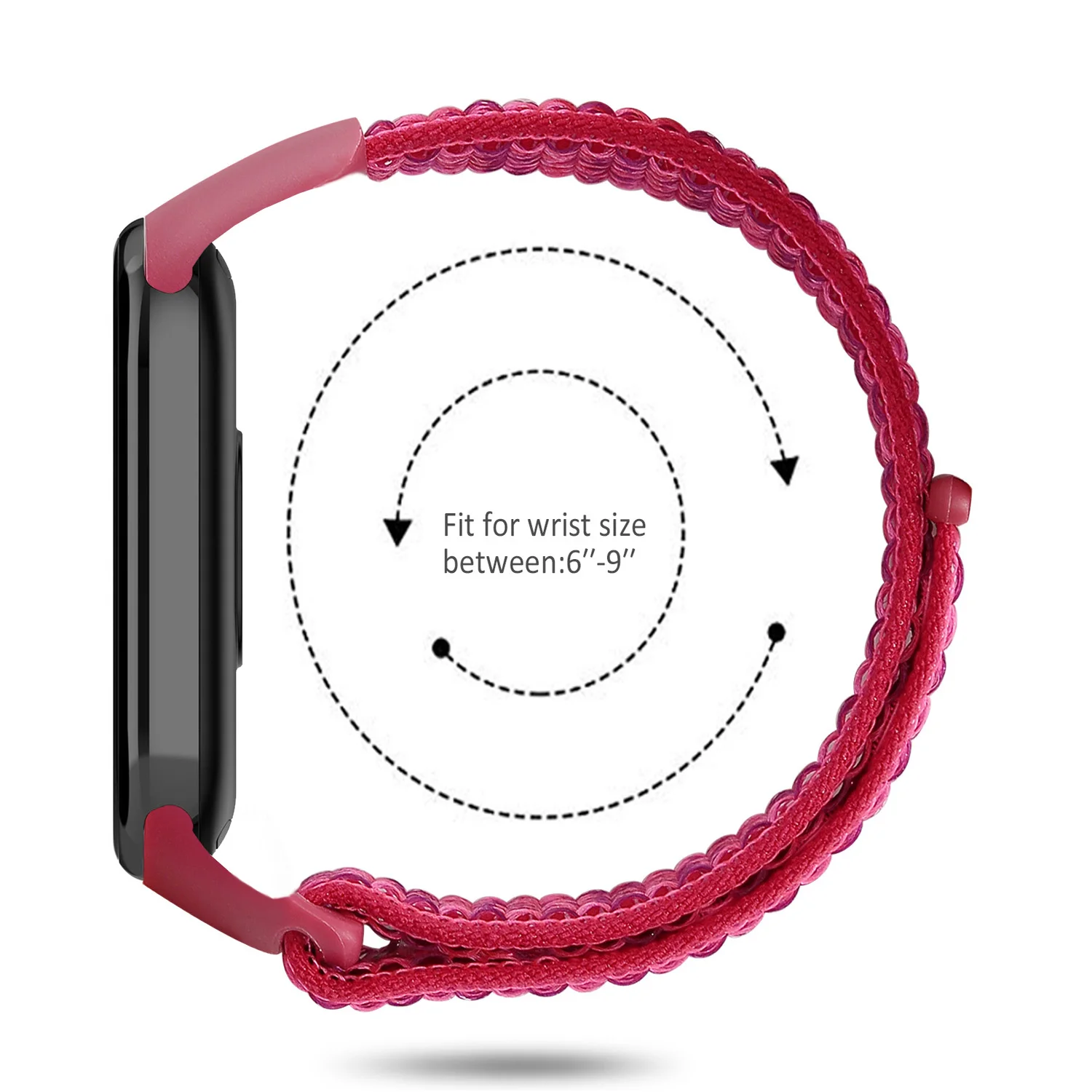 Nylon Hurok szíj számára xiaomi E Érlelődik 8 7 6 5 4 3 Karcsat smartwatch Karcsat Kicserélés Sportág pulsera Óraszíj miband 8 NFC