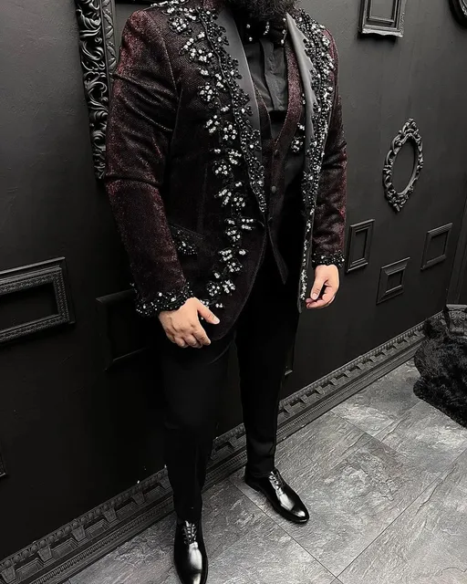 Chaqueta De Esmoquin Para Hombre | Solapa De Muesca, Un Botón, Ideal Para Bodas, Cenas Y Eventos Formales