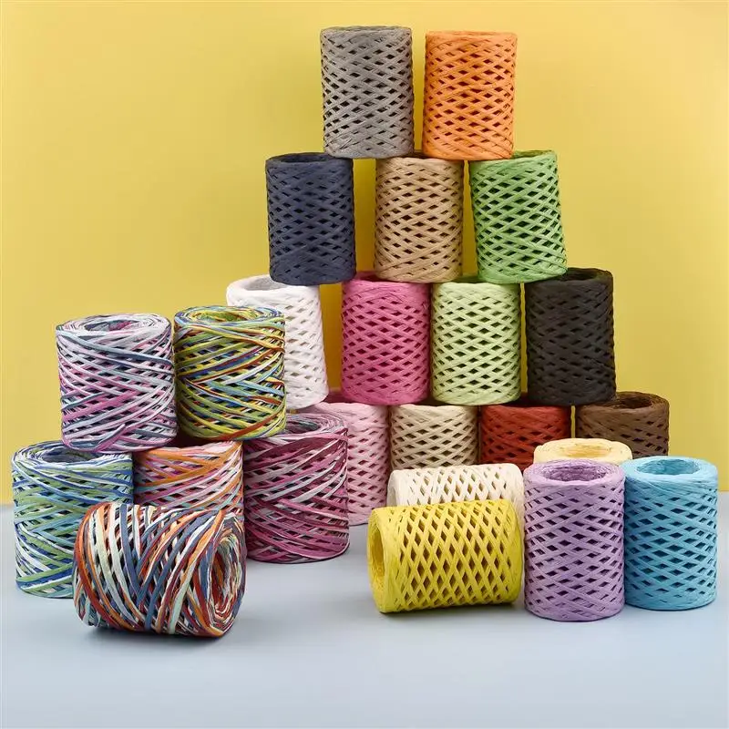 Raffia Ribbon Yarn - Color Crazy