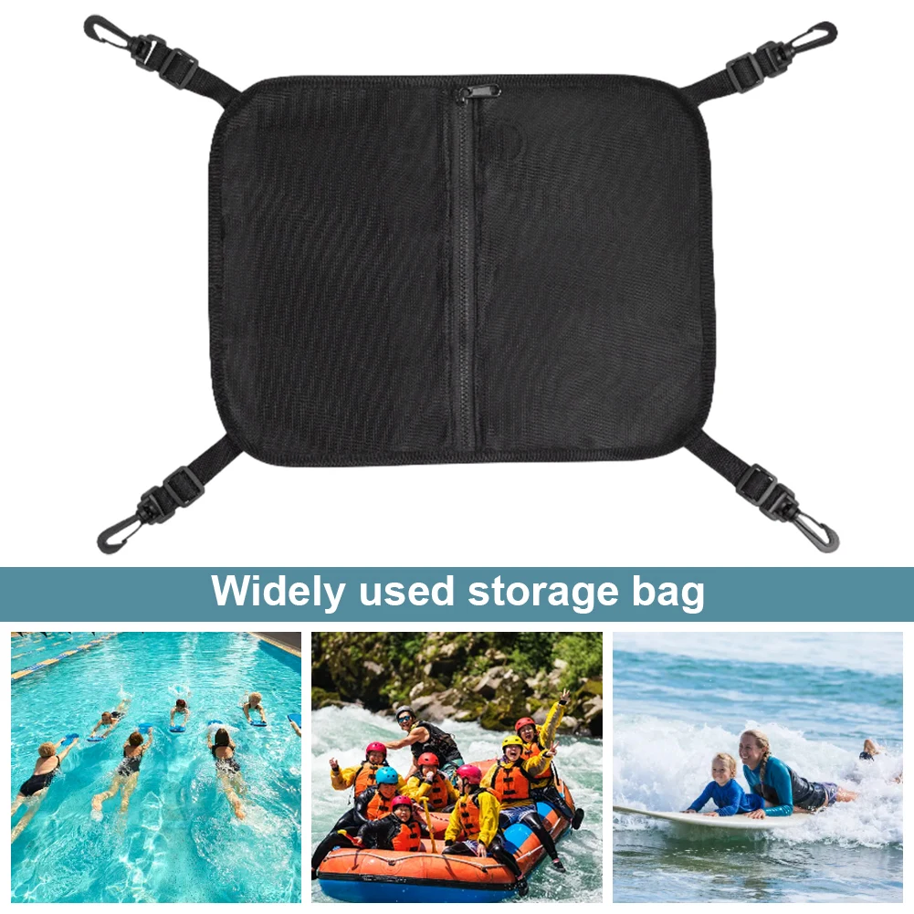 Waterproof Paddleboard Deck Bag with Mesh Pouch and Adjustable Buckle Surfing Accessories