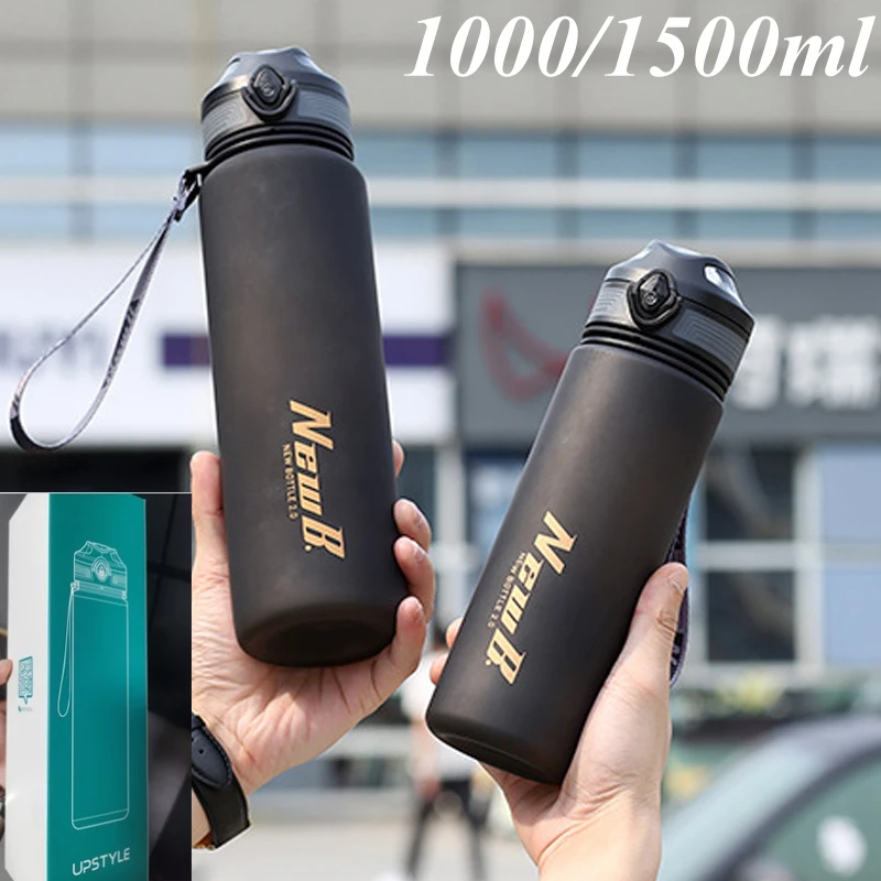 1000/1500 мл 1 0/1 5 л спортивные тритановые бутылки для воды матовые наружные чашки