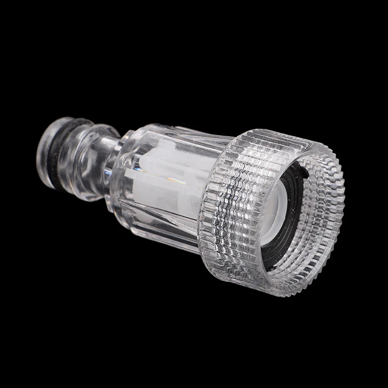 1 pc 3/4 "Garten wasser schnelle Anschlüsse Auto waschmaschine Universal Nippel filter pumpe transparenter Bildschirm – Detail 5