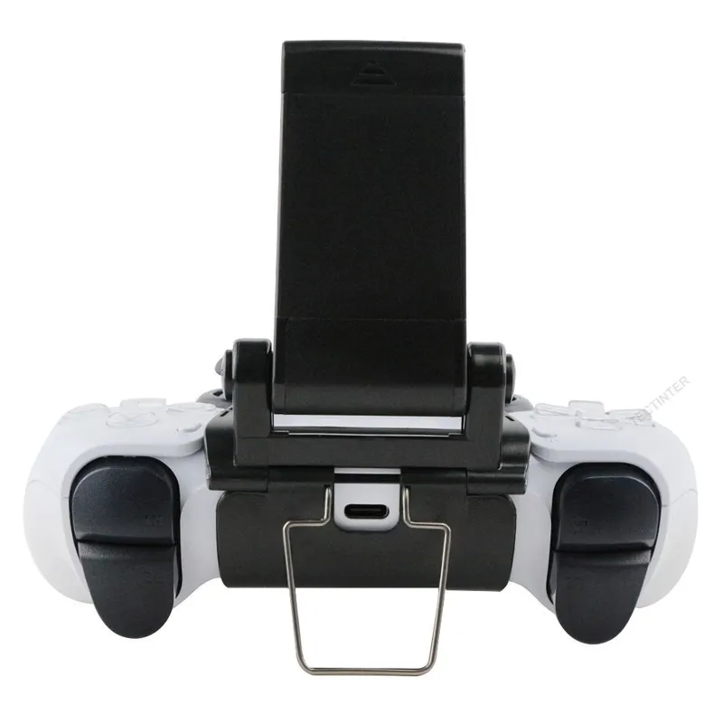 PS5 컨트롤러 용 휴대 전화 스탠드 Gamepad 액세서리 스마트 그립 장착 브래킷 정장 PS5 용 조정 가능한 너비