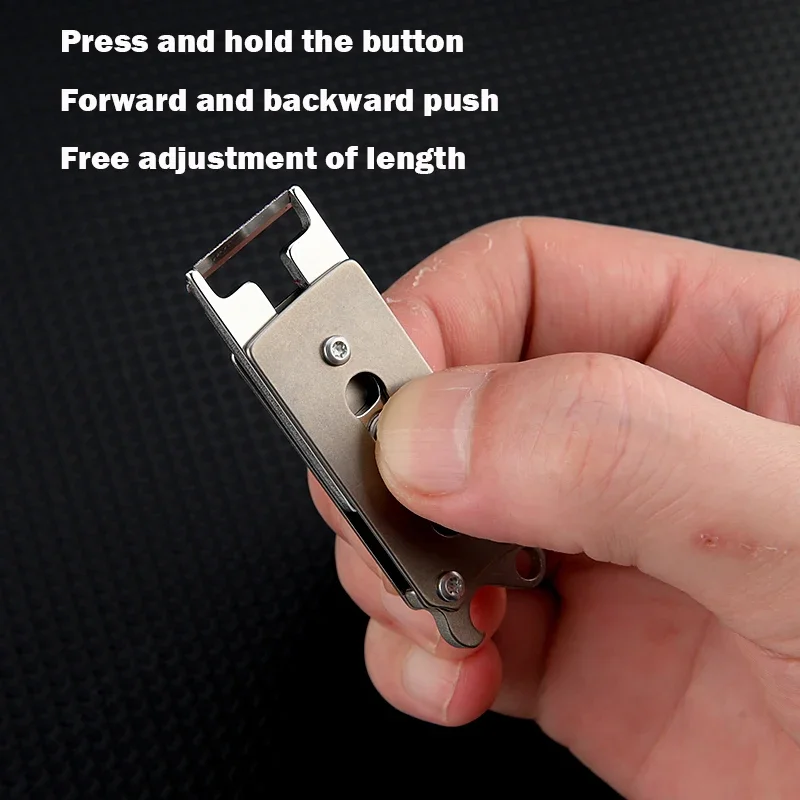 Mini Titanium Alloy Planing Knife Bottle Opener Portable Key Chain Pendant Outdoor Camping Multifunctional Tool Melon Peel necklace knife