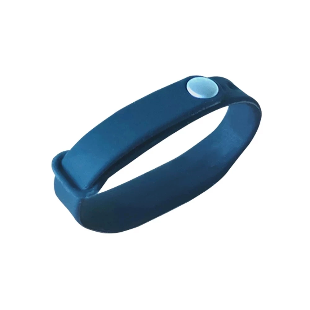 5Pcs High Quality Waterproof RFID IC 13.56MHz S50 1K Read Only NFC Adjustable Black Bracelet Wristband Wrist Band Tag Card 5