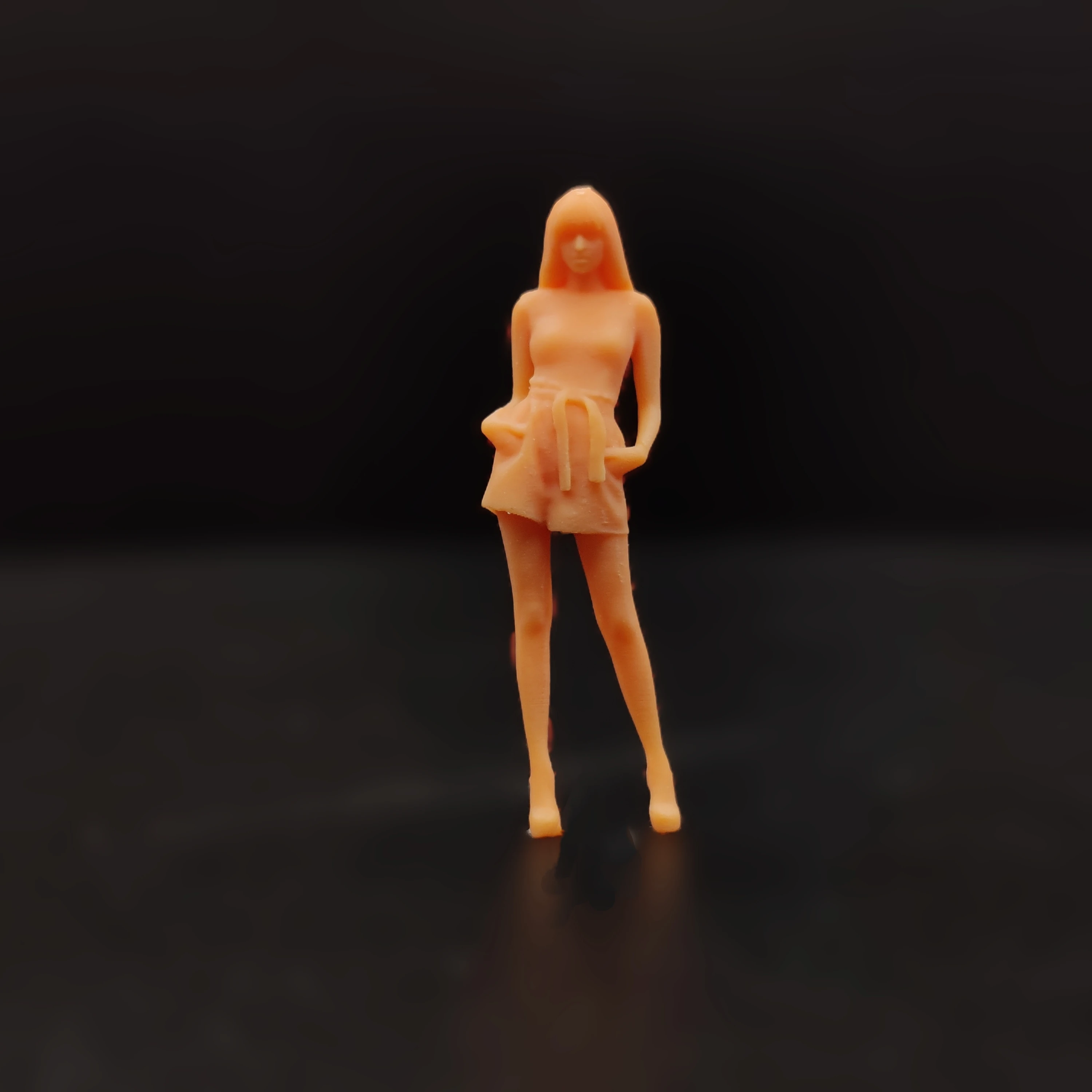 1-64-1-43-Figurines-Scale-Model-Resin-Female-Model-with-Slender-Long ...