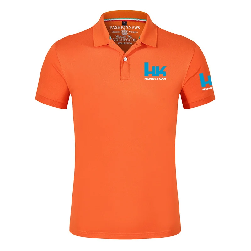 Summer Mens Graphic Polo Shirt Quick Drying Comfortable