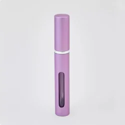 Portable Ultra - Fine Spray Refillable Perfume Atomizer, Travel Size 5ml - 5ml (PURPLE)