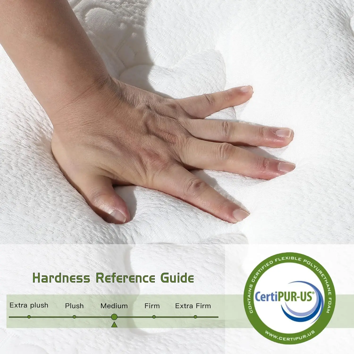 Full Mattress, Hybrid Mattress High Density Foam Individually Wrapped Pocket Coils Mattresses,Motion Isolation Medium Firm Full 4