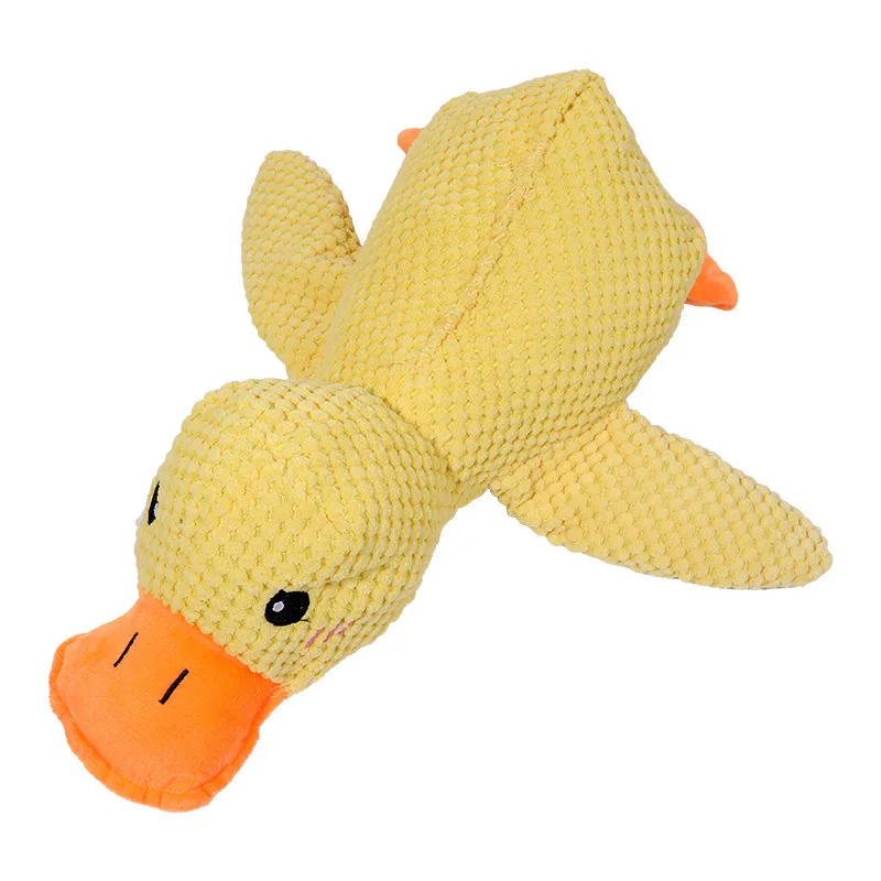 Little Yellow Duck Plush Dog Toy 6