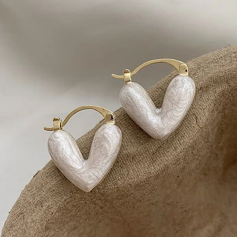 Bohemian Heart Shape Women earrings Korean New Luxury Fashion Party Wedding Pendant Earrings For Women Fashion Jewelry 2023 New