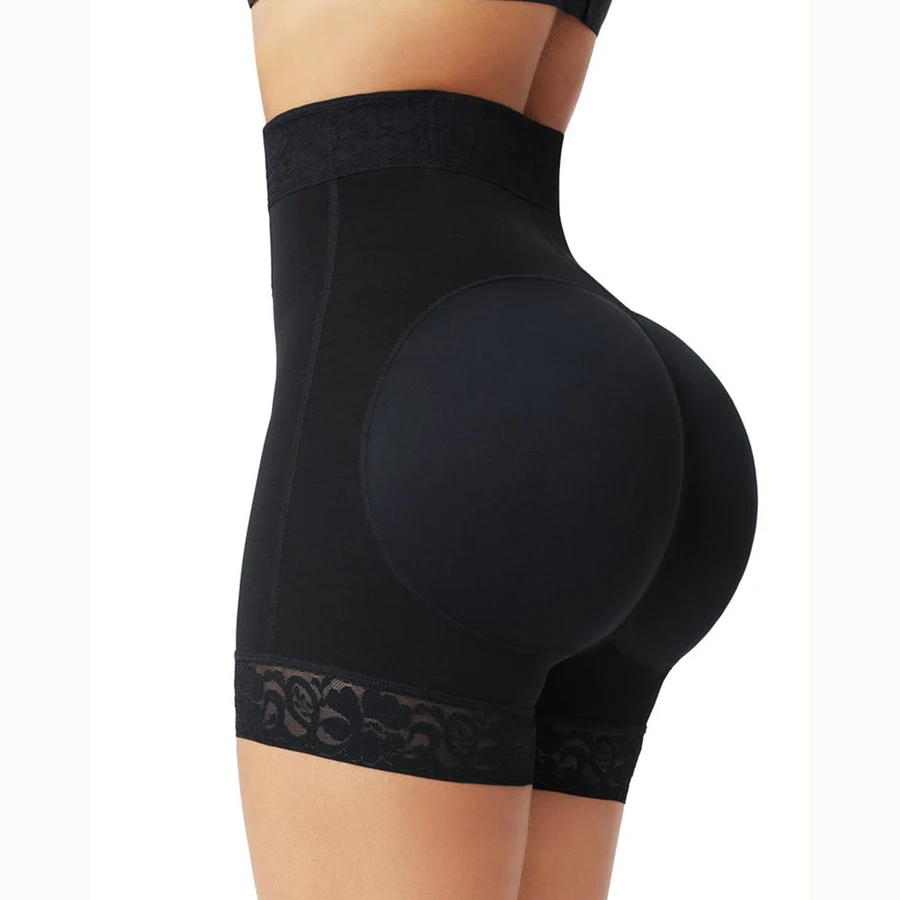 2023 New Sexy High Waist Tummy Control Panties Hip Lifting Shapewear WIth Zipper Postpartum Slimming Shaping Shorts