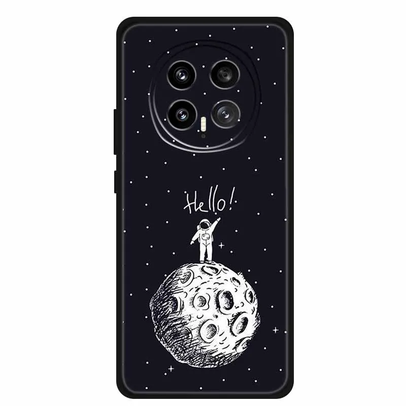 Shockproof Black Silicone Phone Case - Soft and Durable Back Cover