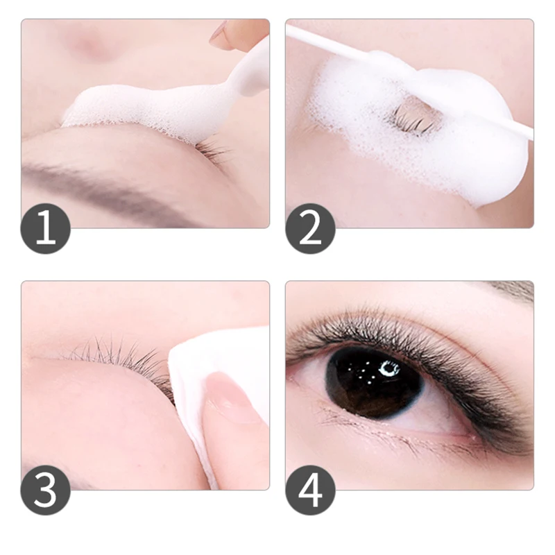 Makeup Remover Lash Glue Remover Eyelash Shampoo 60ML Eyelash Cleansing Mousse