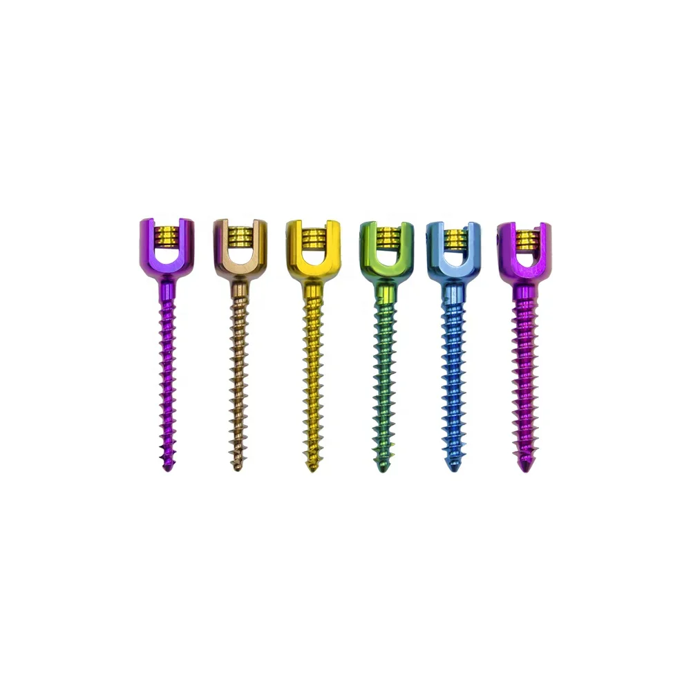 Orthopedic micro surgery spinal monoaxial pedicle screw 1pcs