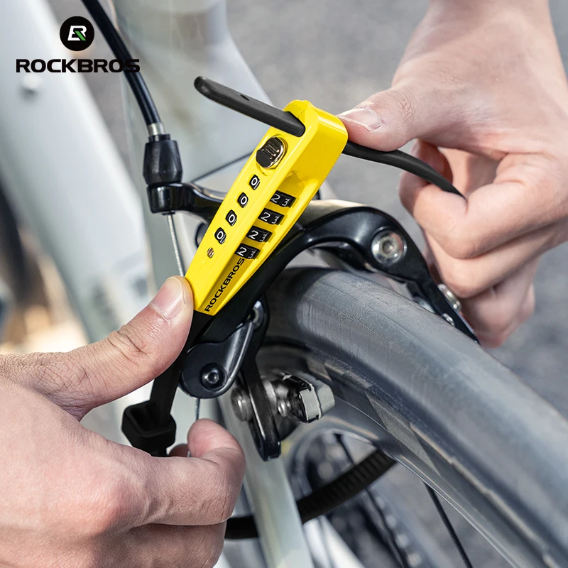 ROCKBROS DL1006 Bicycle Lock Electric Vehicle Anti-Theft Motorcycle Helmet Lock Mountain Road Vehicle Password Lock Strap Lock - Image 3