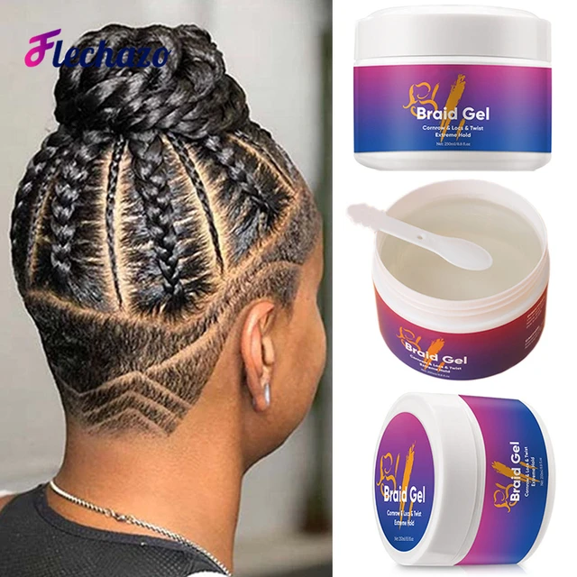 Shine And Jam Braid Gel Tames Frizz Smoothing Gel Good For Twist Locs Edge  Control Wax For Women Men Non-greasy Edge Smoother - Adhesives - AliExpress