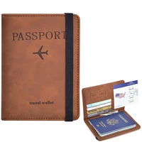 Porte-passeport pour voyage Essentials, étui portefeuille pour accessoires de voyage, porte-livres de passeport pour femmes/hommes 1