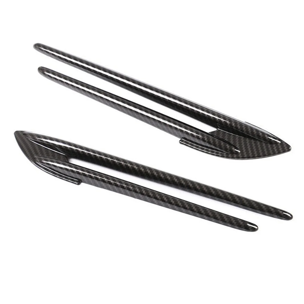 Car Side Air Fender Vent Wing Trim Cover Strip for Subaru BRZ 2017 2020(Carbon Fiber