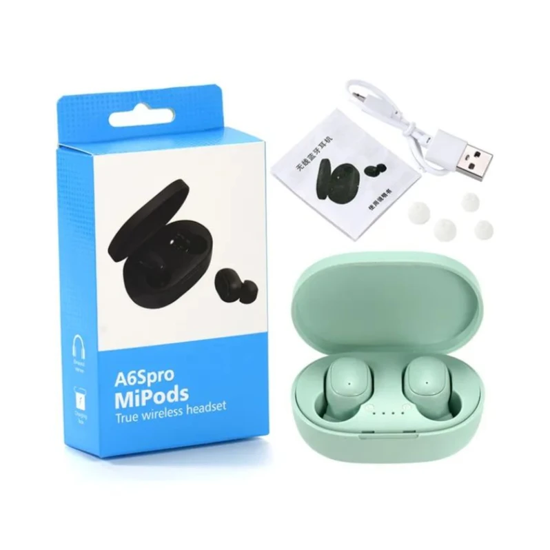 TWS-наушники A6S Pro с поддержкой Bluetooth 5,0 и защитой класса IPX4, 5 цветов