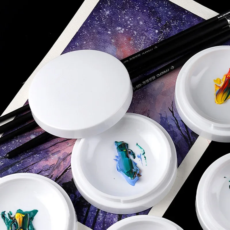 Multi-functional Five-layer Palette Multi-layer Watercolor Chinese Painting Palette Art Special Anti-drop Paint