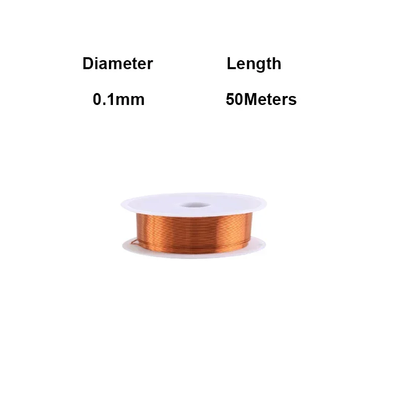 3-1Rolls Enameled Coppers Magnet Wire 0.06mm-1.2mm Winding Coil Cable Lacquered Coppers Wire 10-100 Meters Length