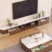 Italian Modern Tv Cabinet Durable Wall Mounted Premium Beauty Tv Cabinet Classic Space saving Meubles De Maison Furniture Home 5