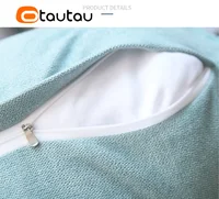 OTAUTAU Solid Very Soft and Cozy Bedside Pillow Thick Large Bed Backrest Triangle Beach Swing CHair Bench Cushion KD034 6