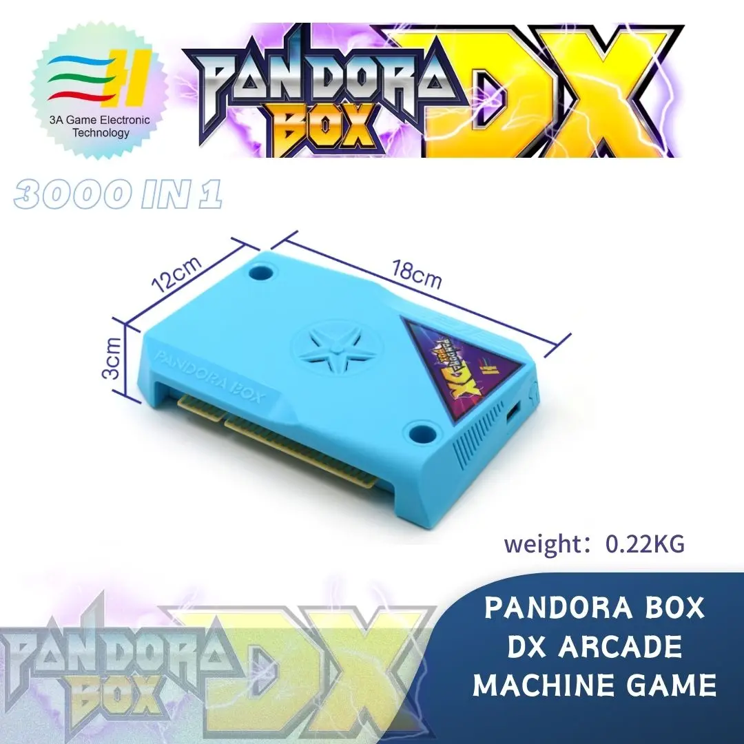 판도라 박스 Dx 아케이드 머신 게임 3000 인 1 아케이드 버전 3D 잠마 메인보드, 지지대 CRT VGA HDMI 출력 아케이드