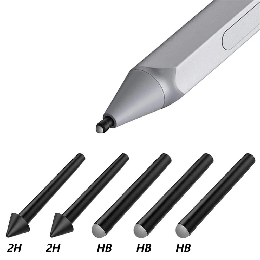 5Pcs Stilo Pen Tip Hb 2H Kit Di Ricambio Per Microsoft Surface Pro 7/6/5/4/Book/Studio/Go Sostituzione Stylus Pen Nib Tip
