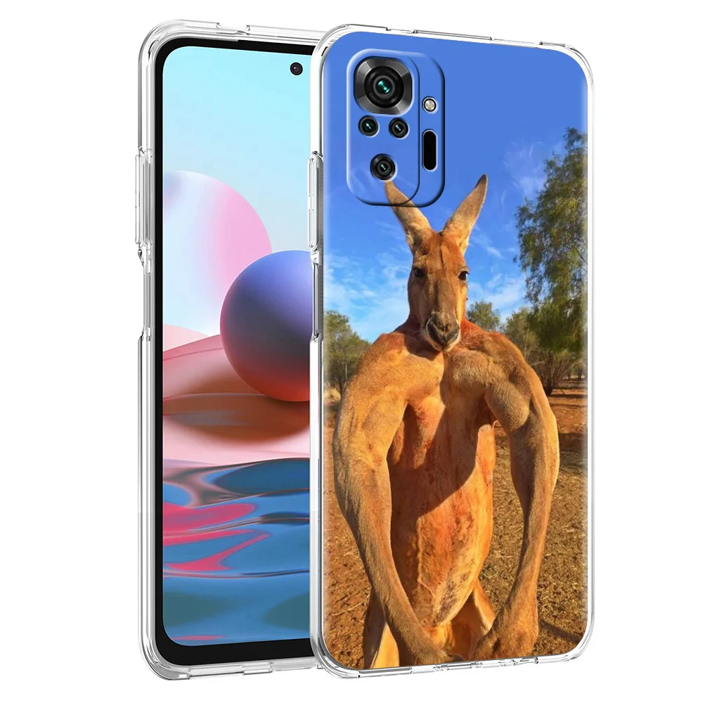 Durable Kangaroo-Themed Soft TPU Phone Case