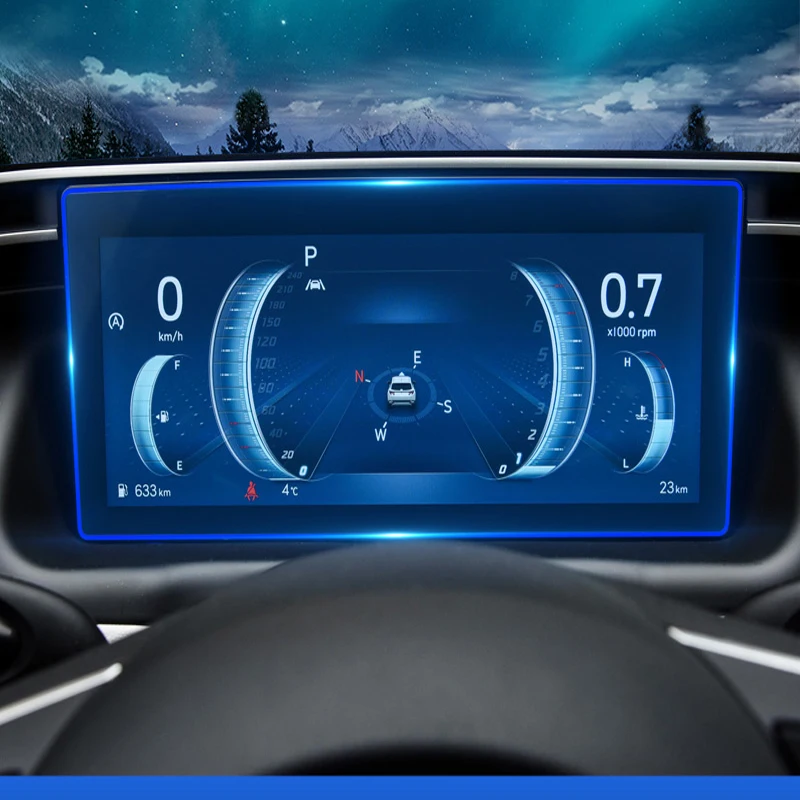 Für Hyundai Tucson Nx4 2021-2022 Auto Innenraum Mittelkonsole Transparente  TPU Schutzfolie Anti-Kratz-Reparaturfolie Zubehör - Innenleisten