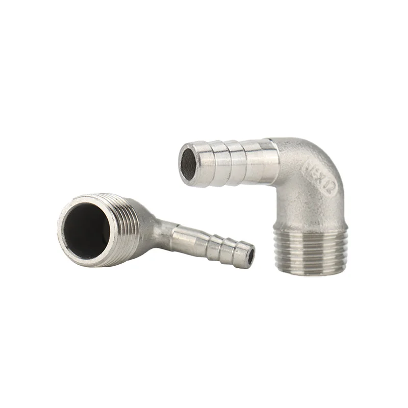 Raccords De Tuyaux En Acier Inoxydable 304, Tuyaux D'eau Et De Gaz, Barbes, Cloisons, Réducteurs Et Autres Réducteurs 3/4/6/8/10/12/14/16/19/20/25/32mm