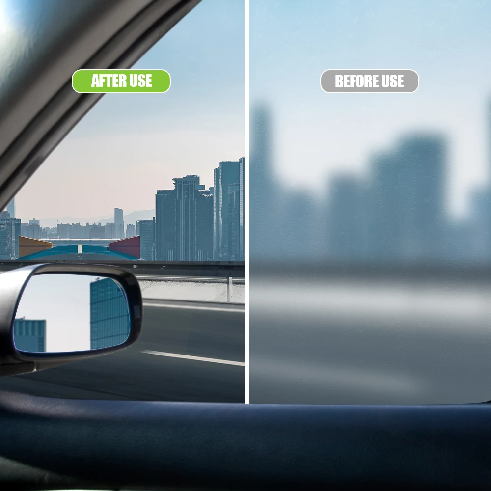 Car Glass Anti Fog Agent Long-Lasting Window Rear Mirror Rainproof Spray  Liquid